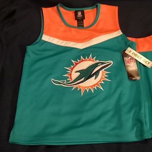 Miami Dolphins Cheerleading uniform 2piece set